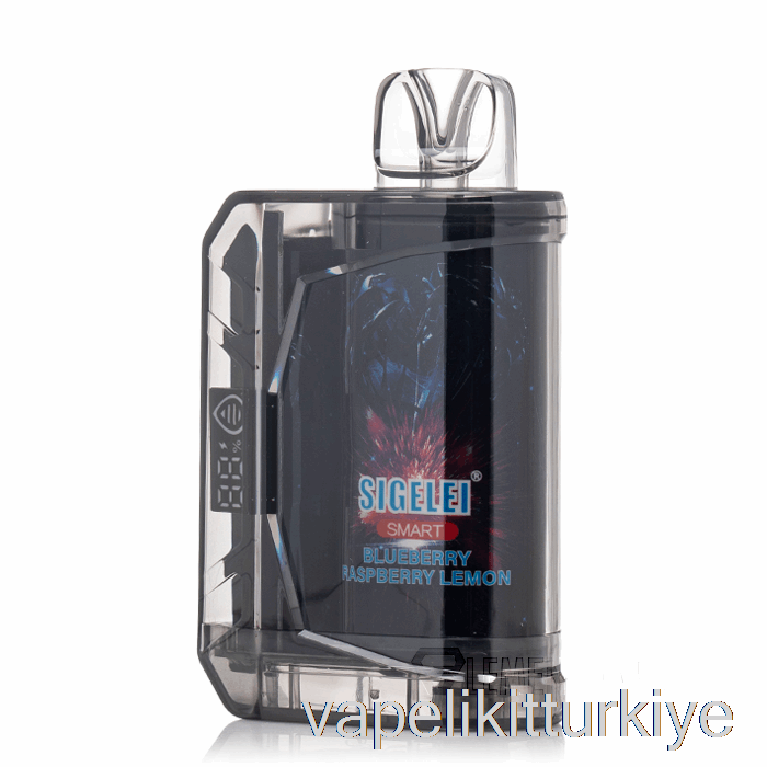 Vape Türkiye Sigelei Smart Ac10000 Tek Kullanımlık Yaban Mersini Ahududu Limon